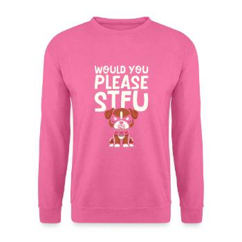 Boxer Chien Boxer allemand Boxer se taire - Sweat-shirt Unisexe - rose - Devant