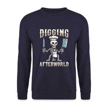 Boucher Boucher Boucher Squelette de Boucher - Sweat-shirt Unisexe - marine - Devant - Alina (178cm) & Michal (187cm)