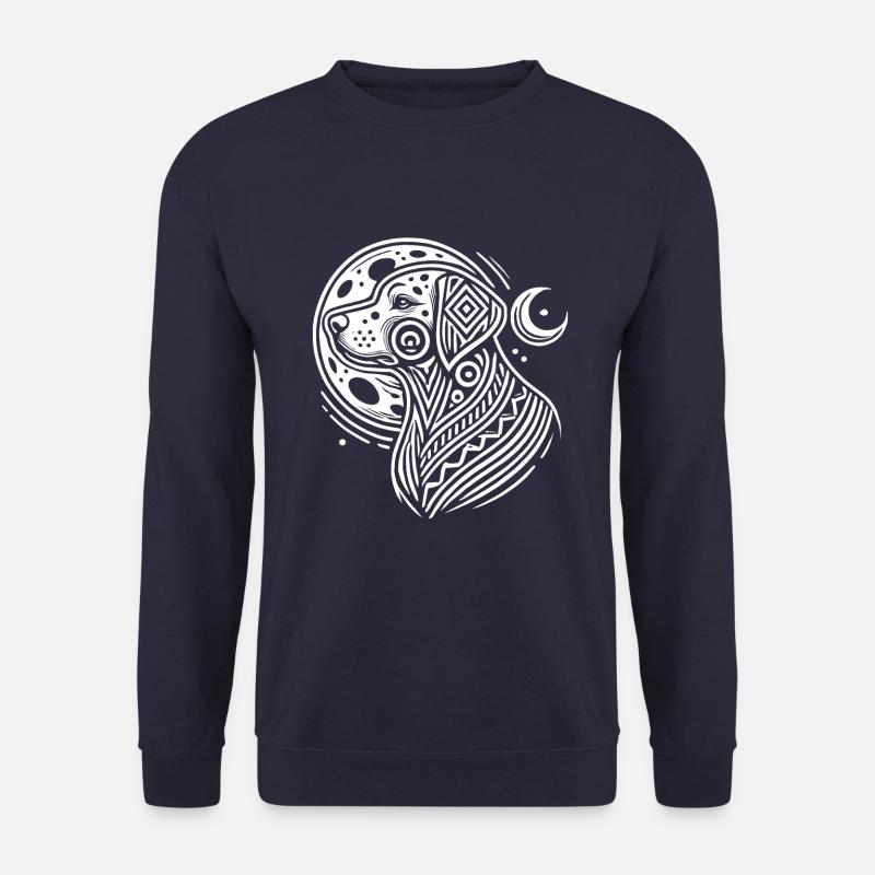 Phases de lune dalmates - Sweat-shirt Unisexe - marine