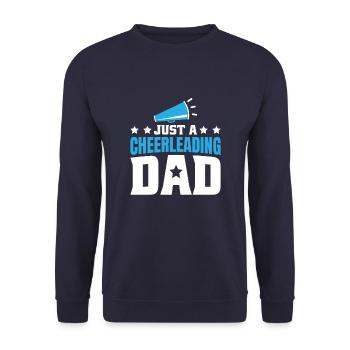 Pom-pom girl Papa pom-pom girl - Sweat-shirt Unisexe - marine - Devant - Alina (178cm) & Michal (187cm)