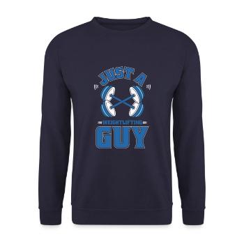Haltérophilie Haltérophilie - Sweat-shirt Unisexe - marine - Devant - Alina (178cm) & Michal (187cm)