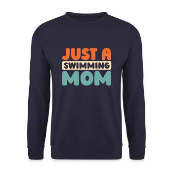 Nageur nageur juste une maman nageuse - Sweat-shirt Unisexe - marine - Devant - Alina (178cm) & Michal (187cm)