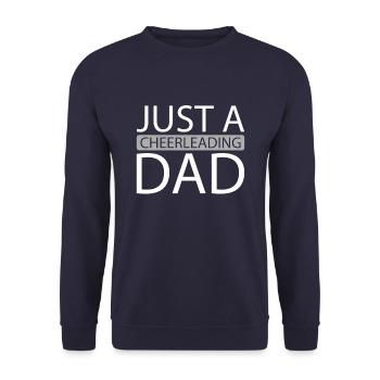 pom-pom girl pom-pom girl juste un papa pom-pom girl - Sweat-shirt Unisexe - marine - Devant - Alina (178cm) & Michal (187cm)