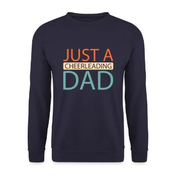 pom-pom girl pom-pom girl juste un papa pom-pom girl - Sweat-shirt Unisexe - marine - Devant - Alina (178cm) & Michal (187cm)
