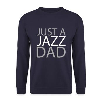Musique jazz juste un papa jazz - Sweat-shirt Unisexe - marine - Devant - Alina (178cm) & Michal (187cm)