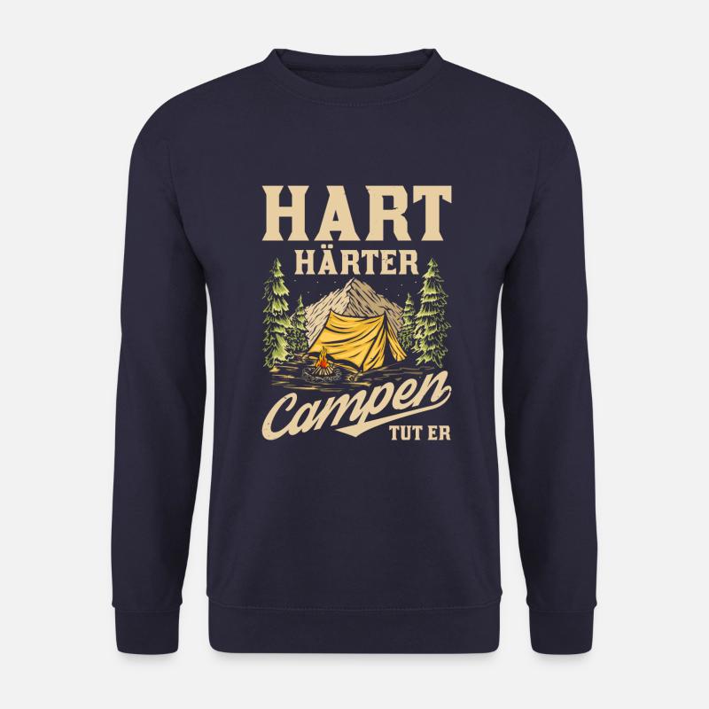 Tent Camping Camping - Unisex Sweatshirt - navy