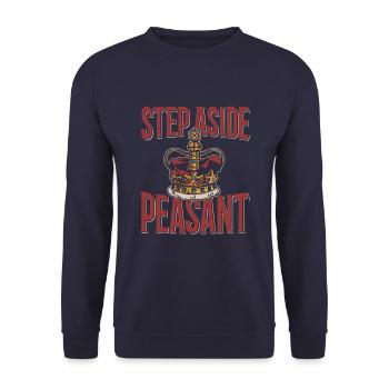Ritterfest König - Unisex Pullover - Navy - Vorne - Alina (178cm) & Michal (187cm)