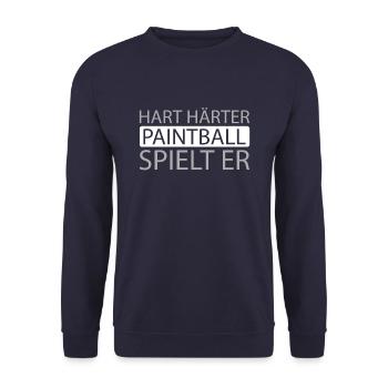 Paintball - Sweat-shirt Unisexe - marine - Devant - Alina (178cm) & Michal (187cm)