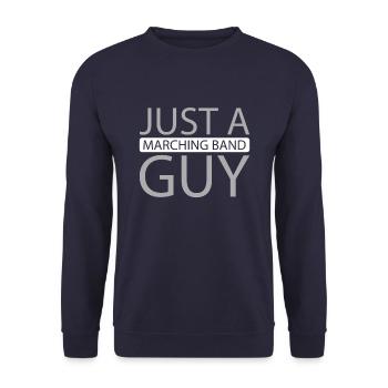 Train de ventilateurs Spielmannszug - Sweat-shirt Unisexe - marine - Devant - Alina (178cm) & Michal (187cm)