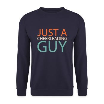 pom-pom girl pom-pom girl juste un gars pom-pom girl - Sweat-shirt Unisexe - marine - Devant - Alina (178cm) & Michal (187cm)