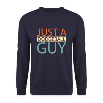 Völkerball : juste un gars de ballon chasseur - Sweat-shirt Unisexe - marine - Devant - Alina (178cm) & Michal (187cm)