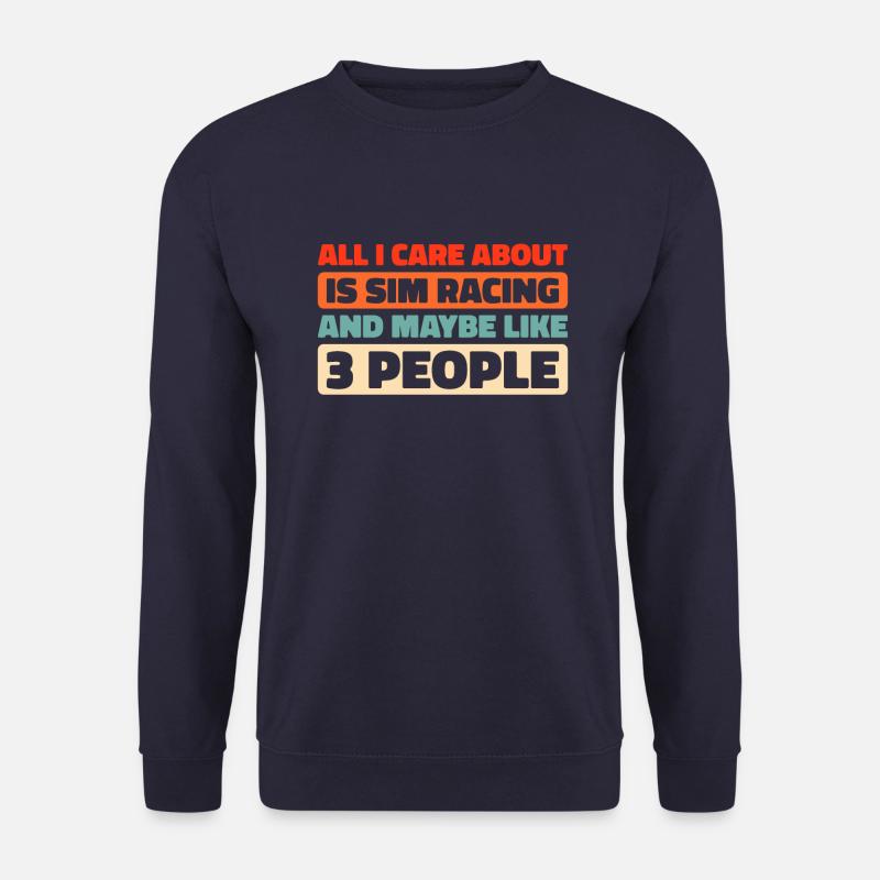 Sim Racing - Sweat-shirt Unisexe - marine
