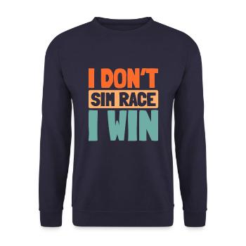 Sim Racing - Sweat-shirt Unisexe - marine - Devant - Alina (178cm) & Michal (187cm)