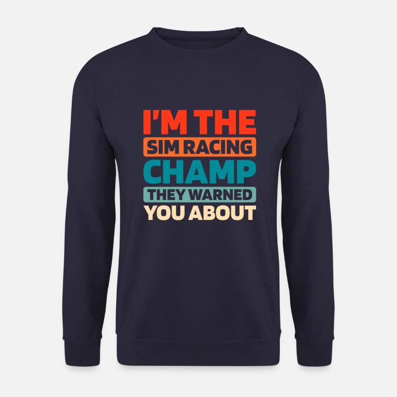Sim Racing - Unisex Pullover - Navy