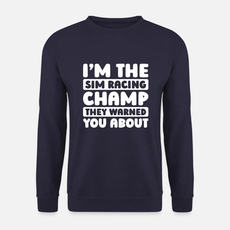 Sim Racing - Sweat-shirt Unisexe - marine