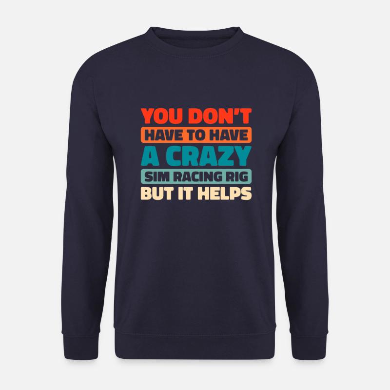 Sim Racing - Unisex Pullover - Navy