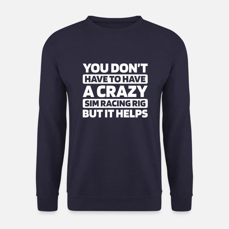 Sim Racing - Sweat-shirt Unisexe - marine