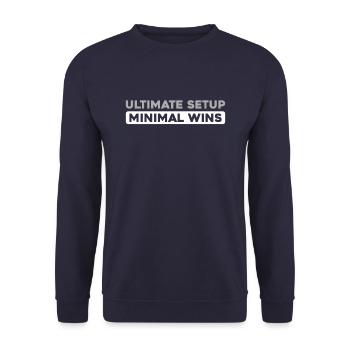Sim Racing - Unisex Sweatshirt - navy - Front - Alina (178cm) & Michal (187cm)