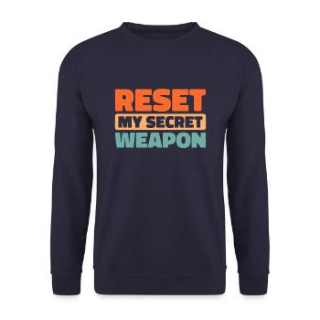 Sim Racing - Unisex Sweatshirt - navy - Front - Alina (178cm) & Michal (187cm)
