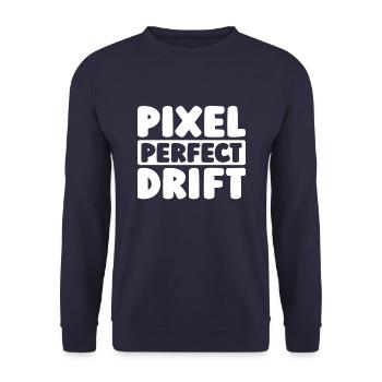 Sim Racing - Unisex Sweatshirt - navy - Front - Alina (178cm) & Michal (187cm)