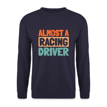 Sim Racing - Unisex Pullover - Navy - Vorne - Alina (178cm) & Michal (187cm)