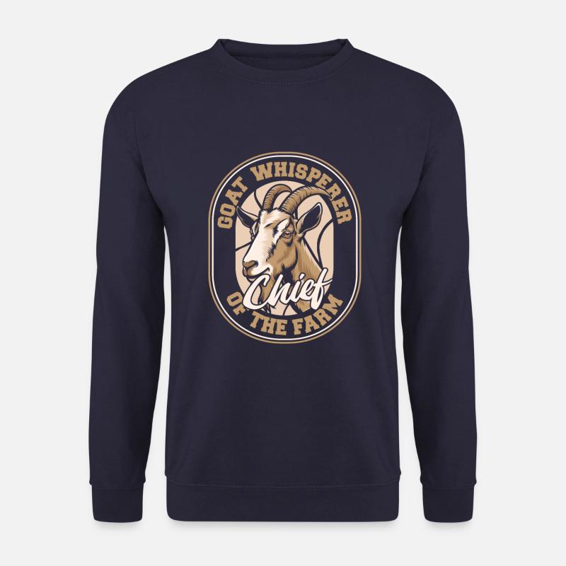 Ziege Chef Der Farm - Unisex Pullover - Navy
