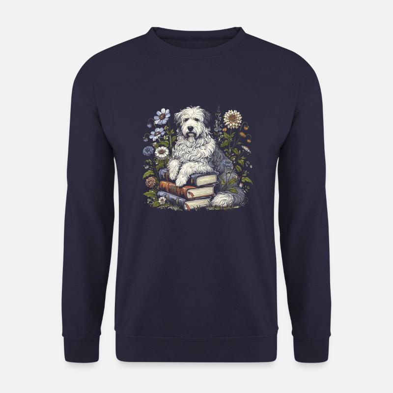 Old English Shepherd Bobtail - Unisex Sweatshirt - navy