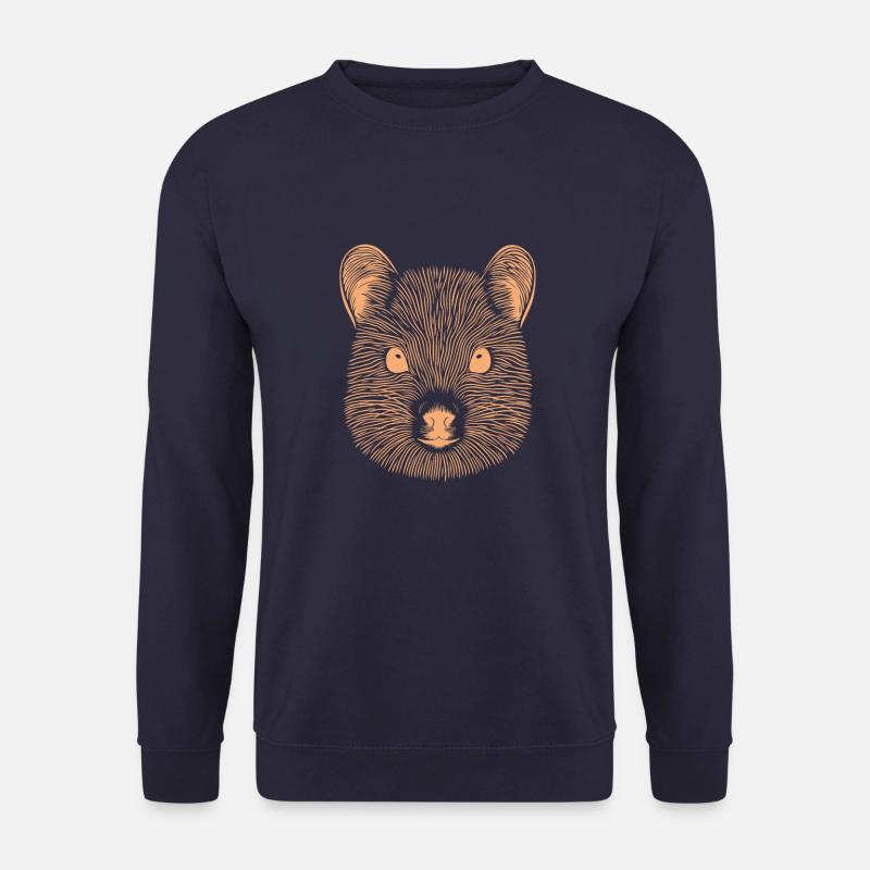 Chinchilla Fingerabdruck - Unisex Pullover - Navy
