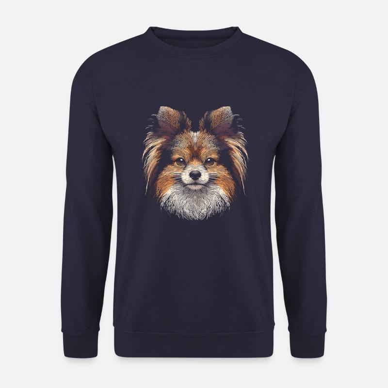 Papillon Fingerabdruck - Unisex Pullover - Navy