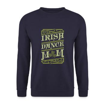 Irish Dance Irischer Tanz - Unisex Sweatshirt - navy - Front - Alina (178cm) & Michal (187cm)