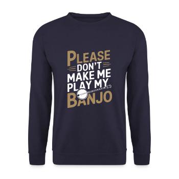 Banjo - Sweat-shirt Unisexe - marine - Devant - Alina (178cm) & Michal (187cm)