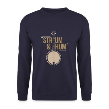 Banjo - Unisex Pullover - Navy - Vorne - Alina (178cm) & Michal (187cm)