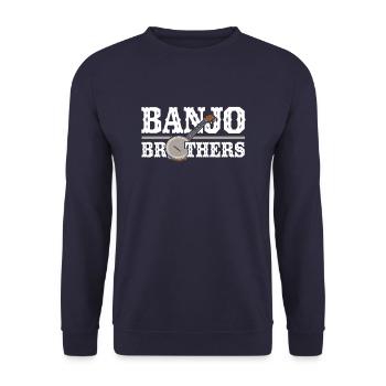 Banjo - Unisex Pullover - Navy - Vorne - Alina (178cm) & Michal (187cm)