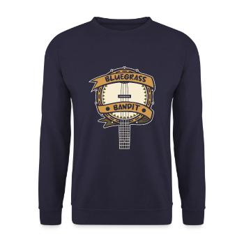 Banjo - Unisex Sweatshirt - navy - Front - Alina (178cm) & Michal (187cm)