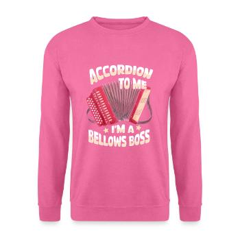 Akkordeon - Unisex Pullover - Pink - Vorne