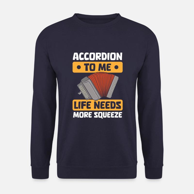 Akkordeon - Unisex Pullover - Navy