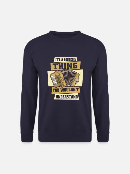 Akkordeon - Unisex Pullover - Navy