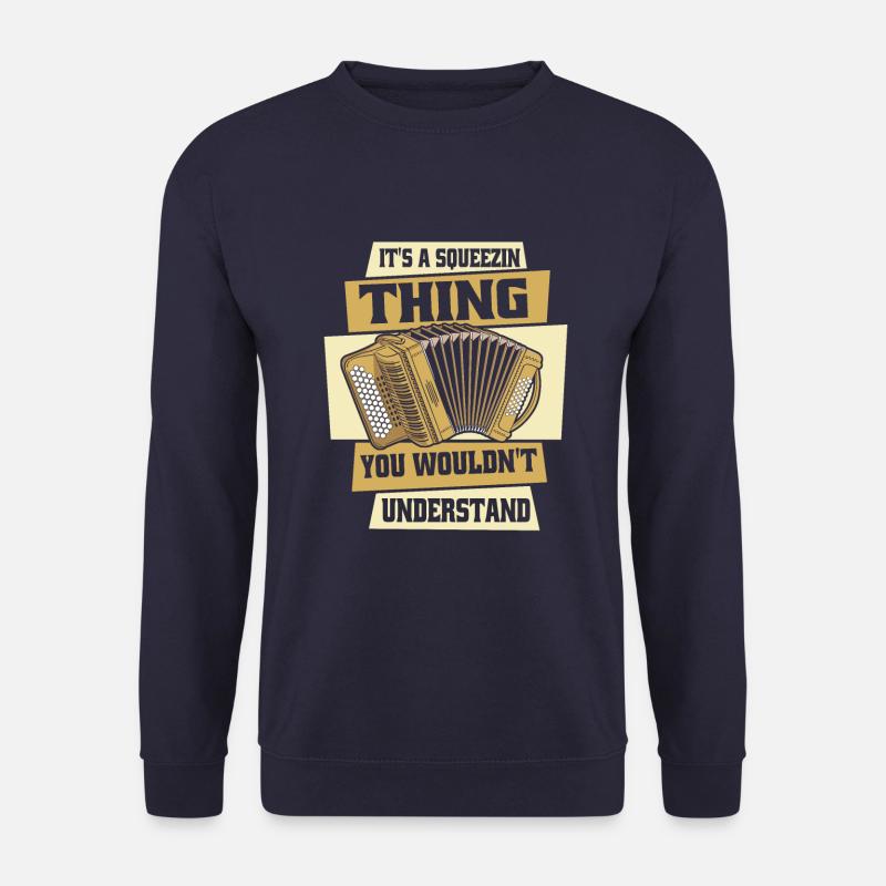 Akkordeon - Unisex Pullover - Navy