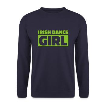 Danse Irlandaise Irischer Tanz - Sweat-shirt Unisexe - marine - Devant - Alina (178cm) & Michal (187cm)