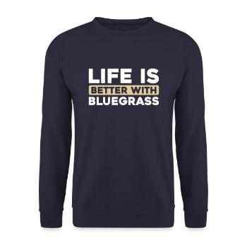 Banjo - Unisex Pullover - Navy - Vorne - Alina (178cm) & Michal (187cm)