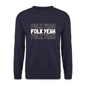 Banjo - Unisex Sweatshirt - navy - Front - Alina (178cm) & Michal (187cm)
