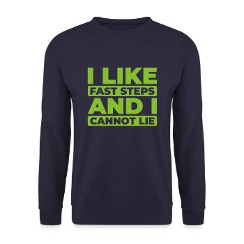 Irish Dance Irischer Tanz - Unisex Sweatshirt - navy - Front - Alina (178cm) & Michal (187cm)