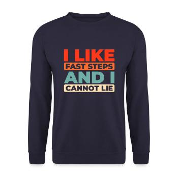 Irish Dance Irischer Tanz - Unisex Sweatshirt - navy - Front - Alina (178cm) & Michal (187cm)