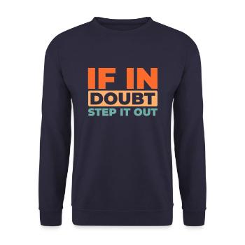 Irish Dance Irischer Tanz - Unisex Sweatshirt - navy - Front - Alina (178cm) & Michal (187cm)