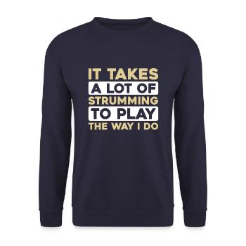 Banjo - Unisex Pullover - Navy - Vorne - Alina (178cm) & Michal (187cm)