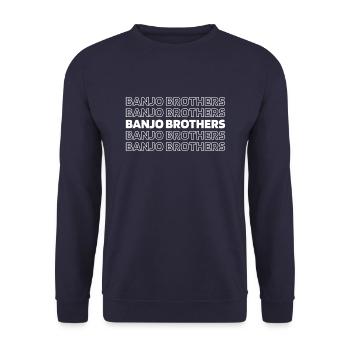 Banjo - Unisex Sweatshirt - navy - Front - Alina (178cm) & Michal (187cm)
