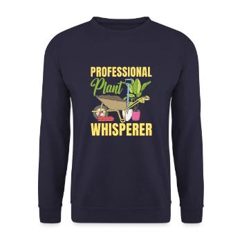Jardinier - Sweat-shirt Unisexe - marine - Devant - Alina (178cm) & Michal (187cm)