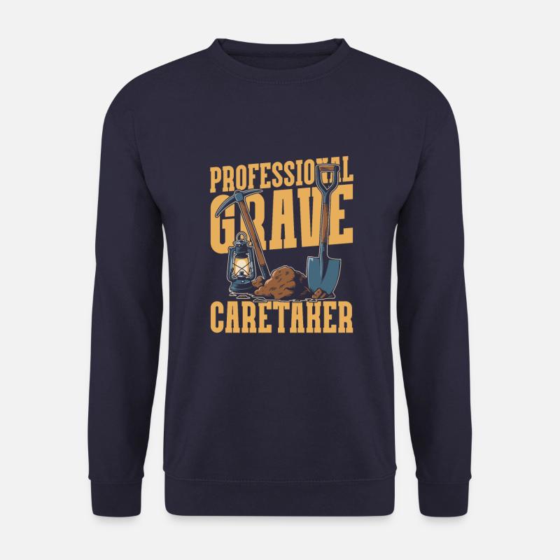 Gravedigger Funeral Assistant - Unisex Sweatshirt - navy