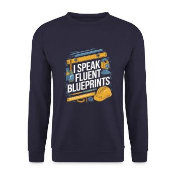 Civil engineer - Unisex Sweatshirt - navy - Front - Alina (178cm) & Michal (187cm)