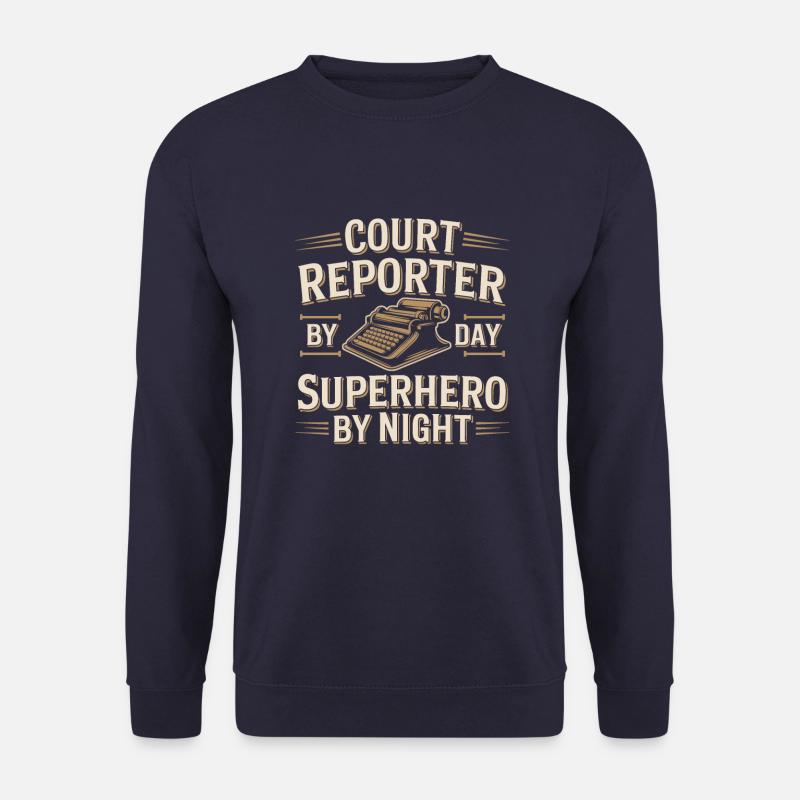 Gerichtsreporter - Unisex Pullover - Navy
